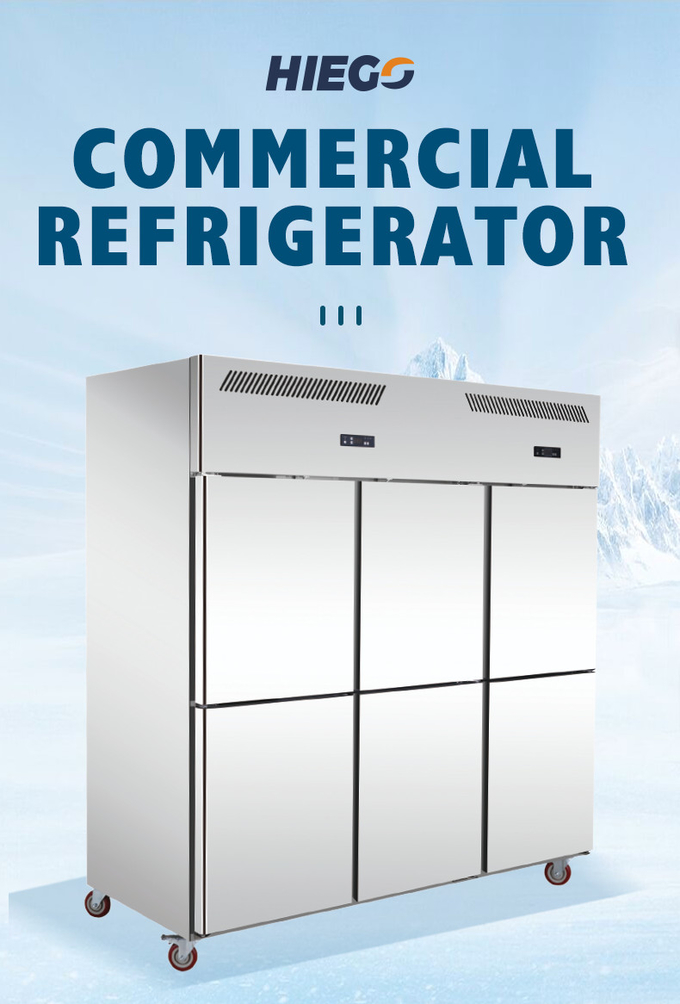 1000 εμπορικής όρθιας ψυγείων γραφείου SS GN2/1 λίτρα ψύξης ανεμιστήρων 0