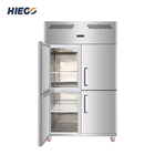 4 ενιαία διπλή θερμοκρασία ψυγείων 1000L πορτών εμπορική όρθια