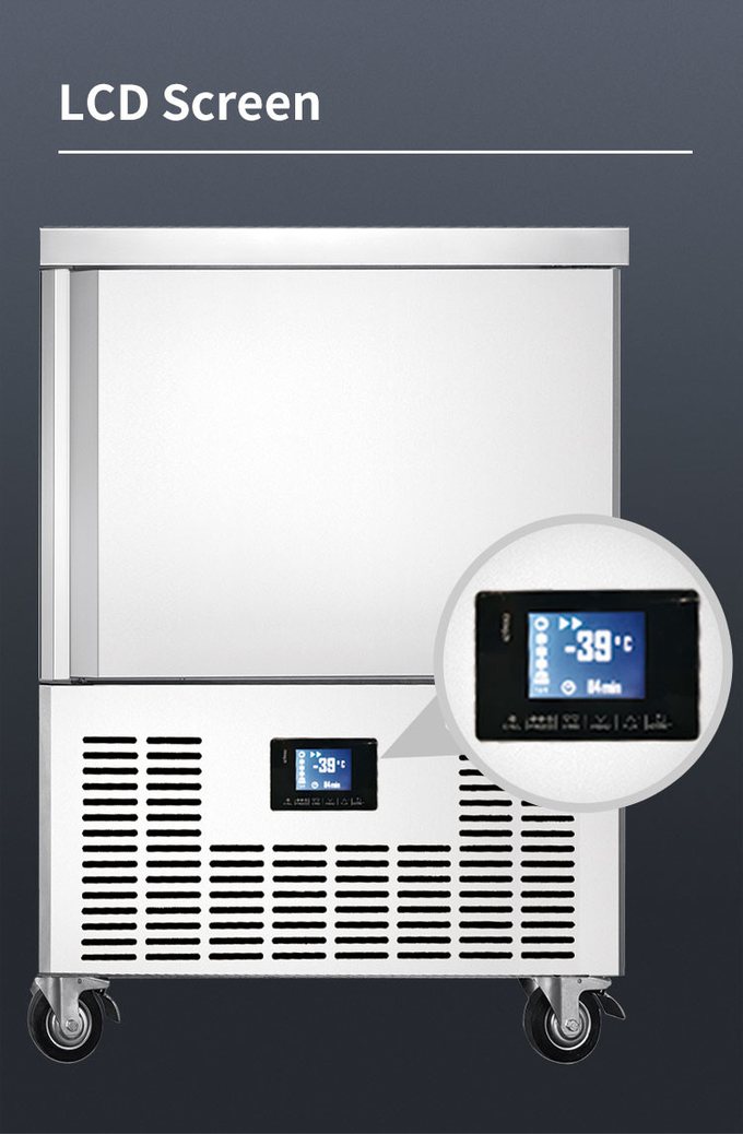Θαλασσινά Cold Room Blast Chiller Freezer 5 10 15 Trays Freezer Freezer Blast Cabinet 7