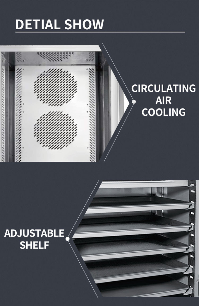 10 Δίσκοι Blast Freezer Chiller Air Cooling Μικρό για Μηχανή Ψύξης Γρήγορη κατάψυξη 13