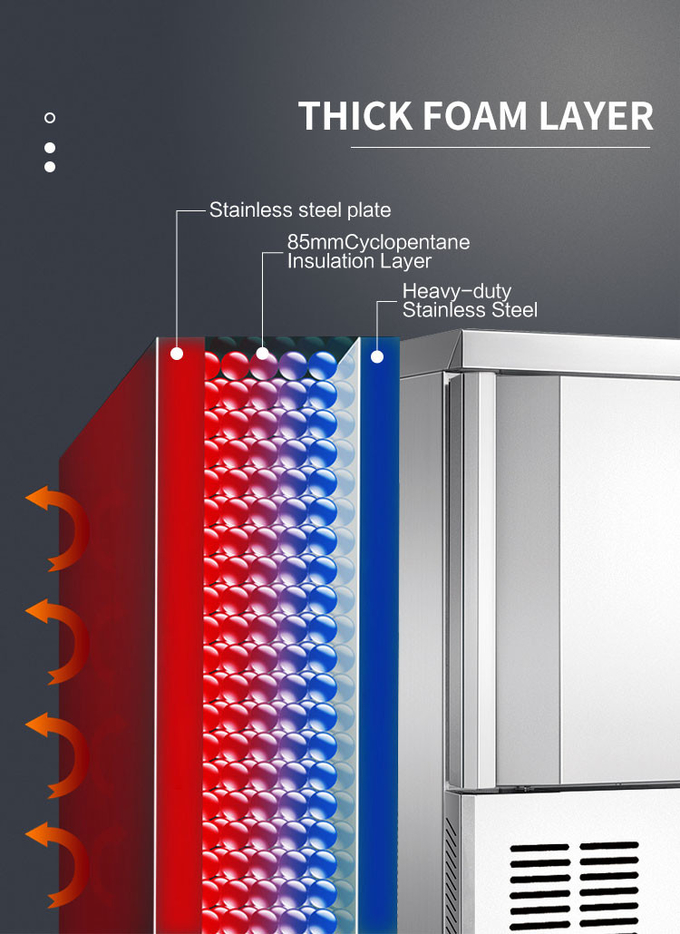 10 Δίσκοι Blast Freezer Chiller Air Cooling Μικρό για Μηχανή Ψύξης Γρήγορη κατάψυξη 4